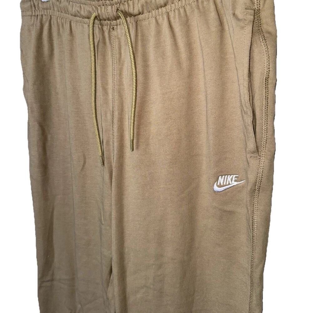Nike Sportswear Club Fleece Joggers Pants Tan Khaki Mens Womens Sz M